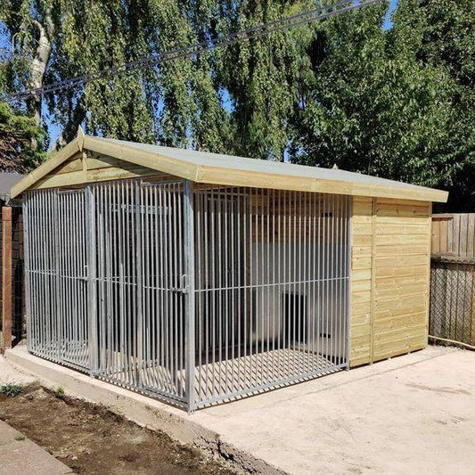 10 X 12 ft Duo Dog Kennel Doghealth