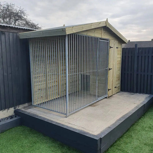 10 X 4 ft Single Dog Kennel | Installation Included Doghealth