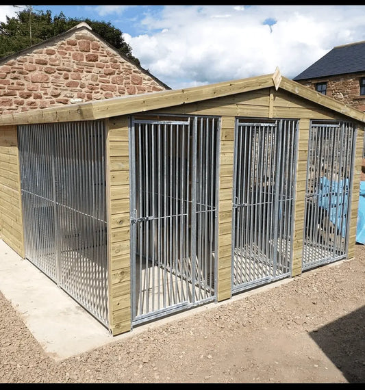 12 X 12 ft Triple Dog Kennel Doghealth