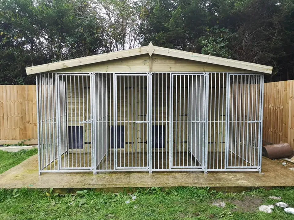 13 X 10 ft Four Bay Kennel Doghealth