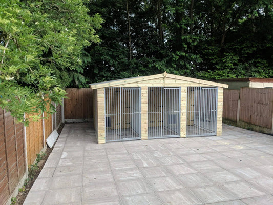 15 X 12 ft Triple Dog Kennel Doghealth