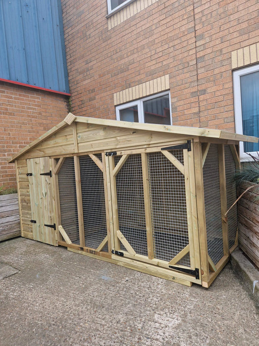 10 X 4 ft Single Dog Kennel  / Animal Housing Doghealth