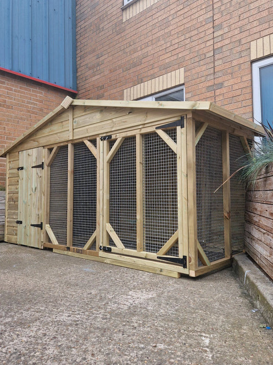 12 X 4 ft Single Dog Kennel  / Animal Housing Doghealth