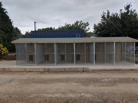 40 X 10 ft Six Bay Dog Kennel Doghealth