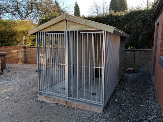 6.5 X 10 ft Duo Dog Kennel Doghealth