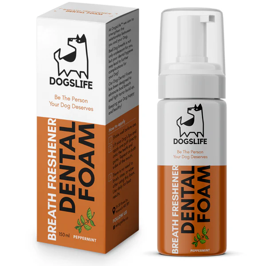 DOGSLIFE Breath Freshener Dental Foam For Dogs - 150ml