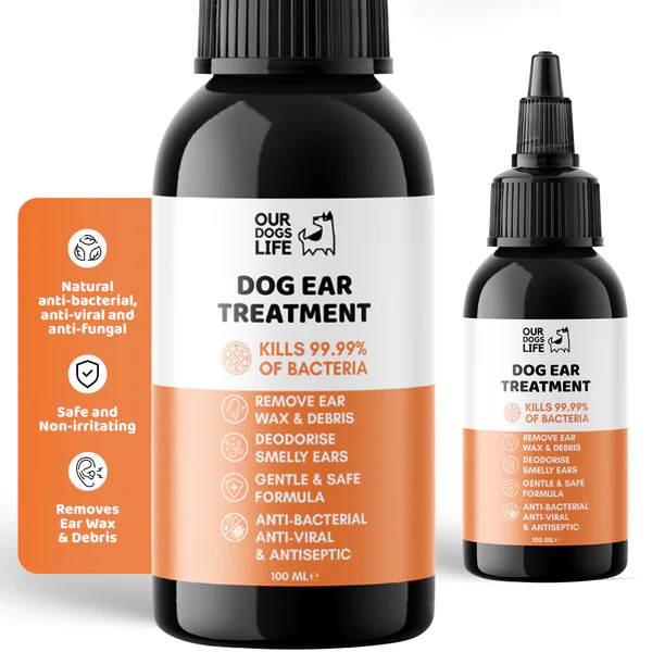 DOGSLIFE Dog Ear Infection Treatment Drops - 100ml