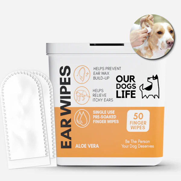 DOGSLIFE Dog Ear Cleaner Wipes