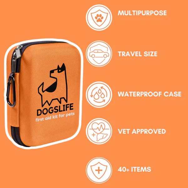 DOGSLIFE Dog First Aid Kit