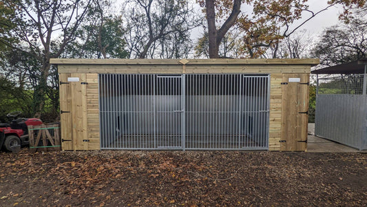 19 X 7 ft Pent Duo Kennel Doghealth