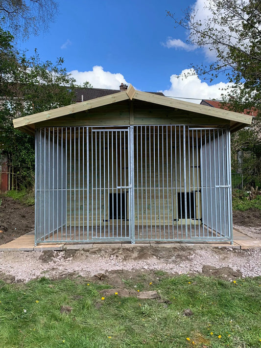 10 X 8 ft Duo Dog Kennel Doghealth