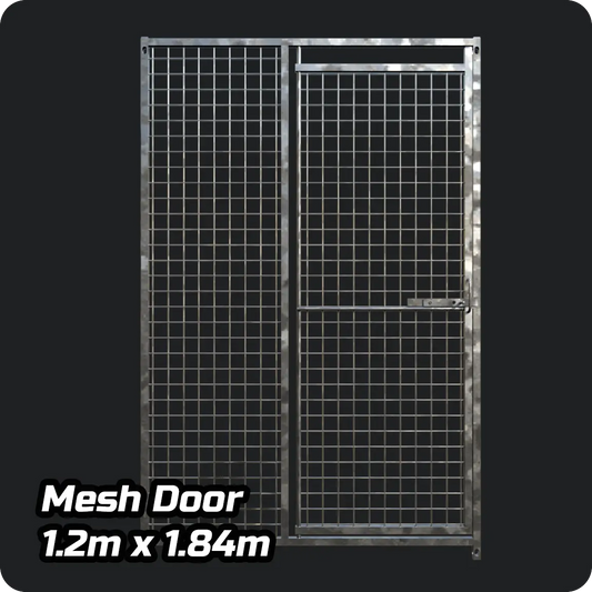 1.2m x 1.84m - Heavy duty Economy Galvanized - Mesh RIGHT DOOR panels Doghealth